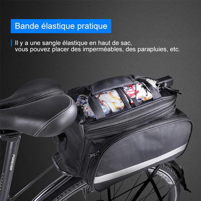 Sacoche de Rangement Pliable du Siège Arrière de Vélo