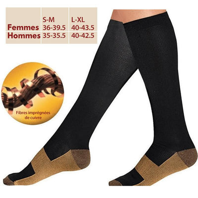 Chaussettes de Compression Anti-fatigue