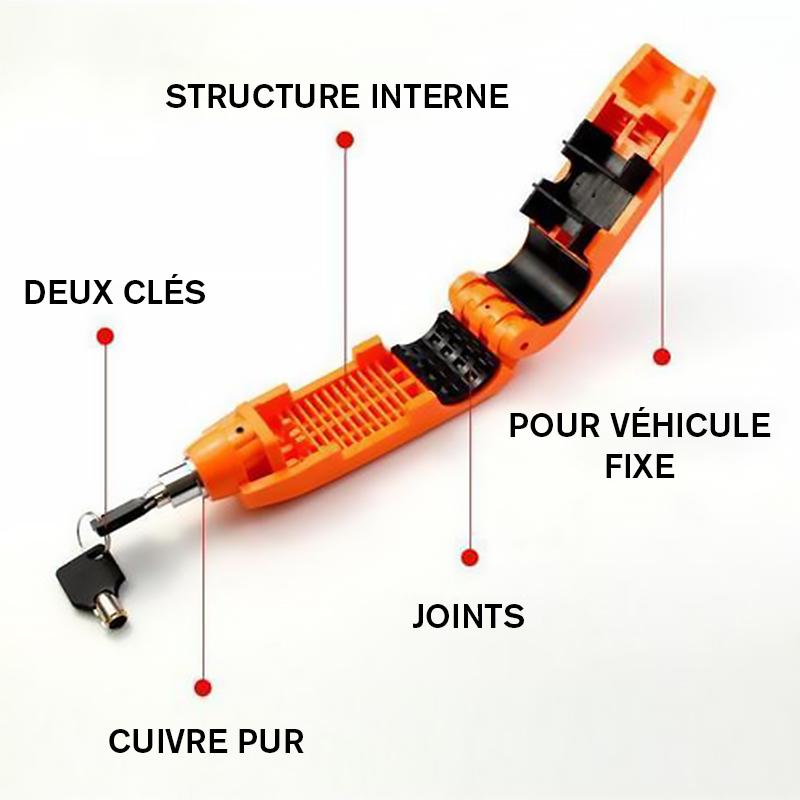 Universel Antivol Serrure de la Poignée du Guidon de Moto/Scooter