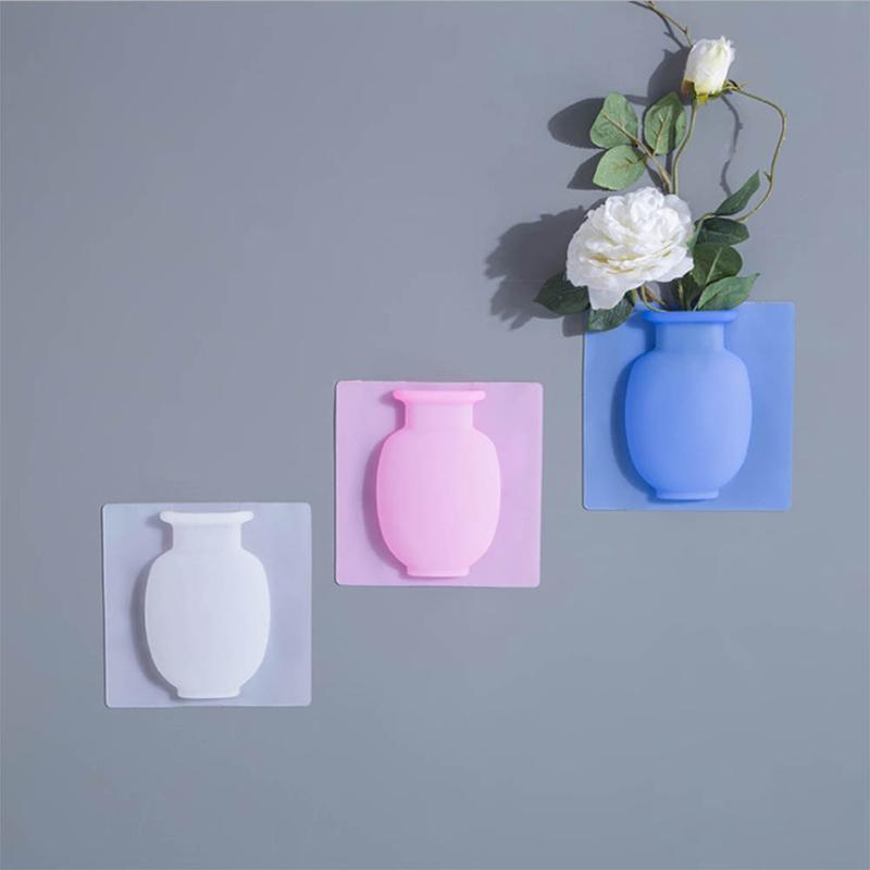 Vase Murale Autocollante en Silicone