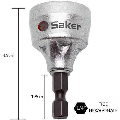 Saker® Outil d'Ébavurage à Chanfrein en Alliage de Zinc