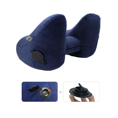 Oreiller de Voyage Gonflable Avec Chapeau