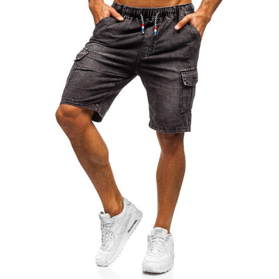 Short en Jean Délavé pour Hommes