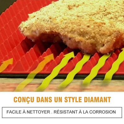 Tapis de Cuisson en Silicone Anti-adhésif Réutilisable