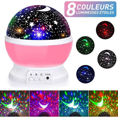 Veilleuse Romantique Lampe de Projecteur LED Starry Sky