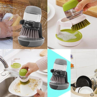 Brosse à Laver avec Distributeur de Détergent Intégré