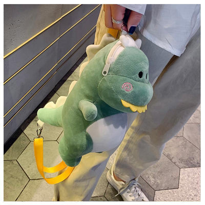 Sac d'épaule de Dinosaure de Dessin Animé en Peluche