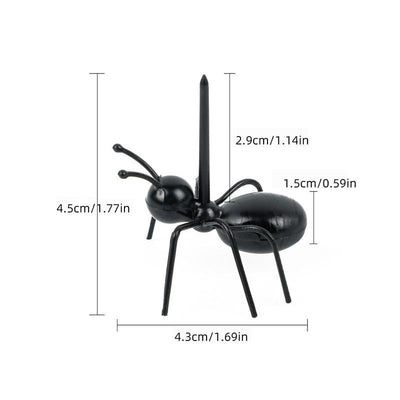 Fourchettes à Fruits Mobiles de Fourmis Travailleuses (12 pièces)