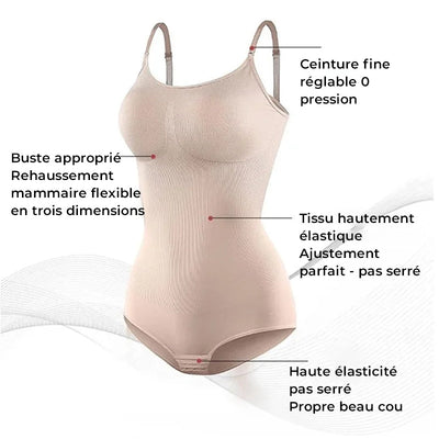 Ventre Contrôle Taille Minceur Une Pièce Shapewear