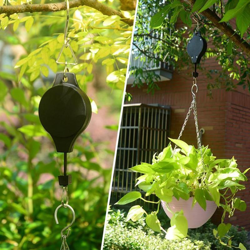 💐Poulie Rétractable à Suspendre Panier de Plantes/ Cage à Oiseau💐