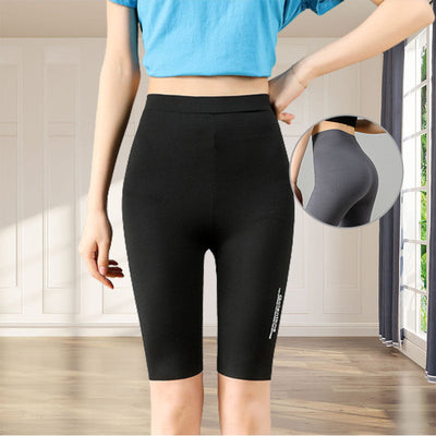 Pantalon de yoga uni fin et élastique