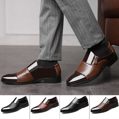 Chaussures D'affaires En Cuir Quatre Seasons Pour Hommes