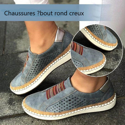 Chaussures à bout rond creux