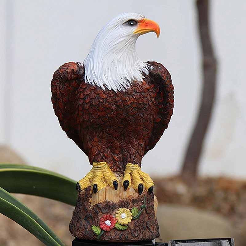 🌈✨Poteau solaire de jardin à figure d'aigle✨