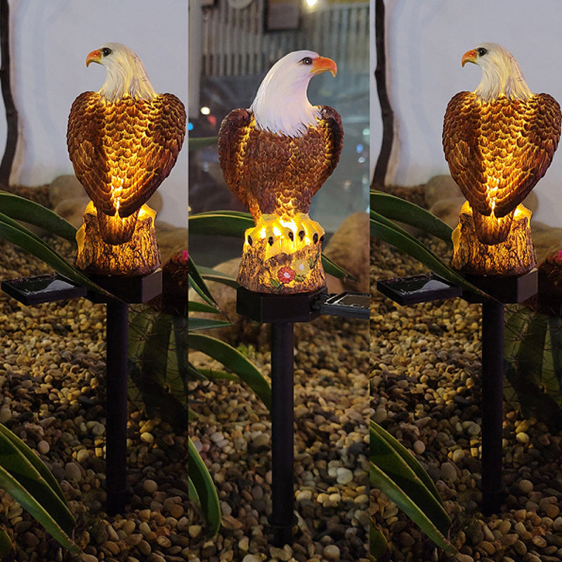 🌈✨Poteau solaire de jardin à figure d'aigle✨