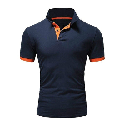 Polo uni manches courtes homme