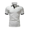 Polo uni manches courtes homme