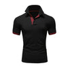 Polo uni manches courtes homme