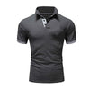 Polo uni manches courtes homme