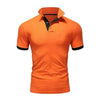 Polo uni manches courtes homme