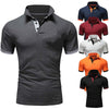 Polo uni manches courtes homme