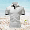 Polo uni manches courtes homme