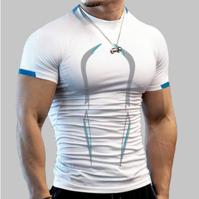 T-shirt fitness été homme