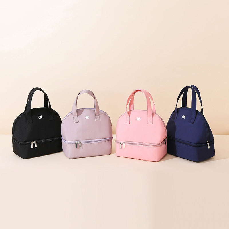 Sac isolant portable de couleur unie