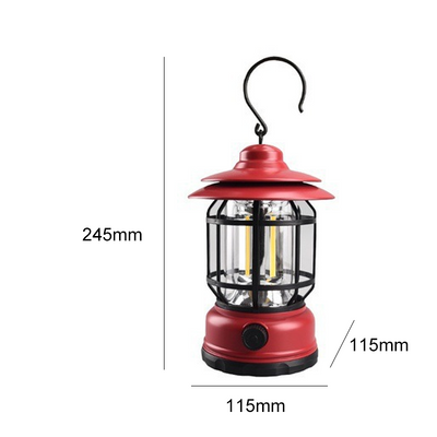 Lampe de camping portable extérieure multifonctionnelle