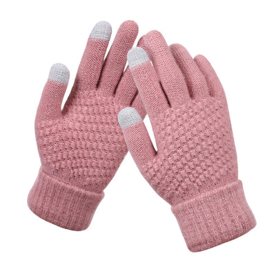 Gants Jacquard Épais pour Écran Tactile