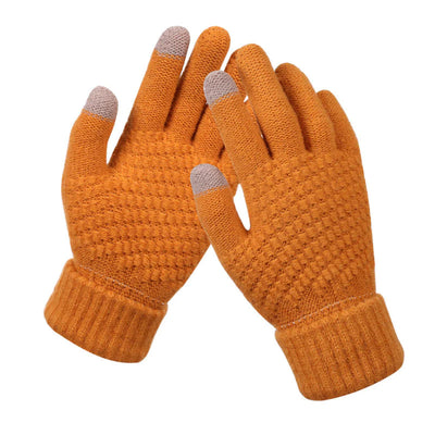 Gants Jacquard Épais pour Écran Tactile