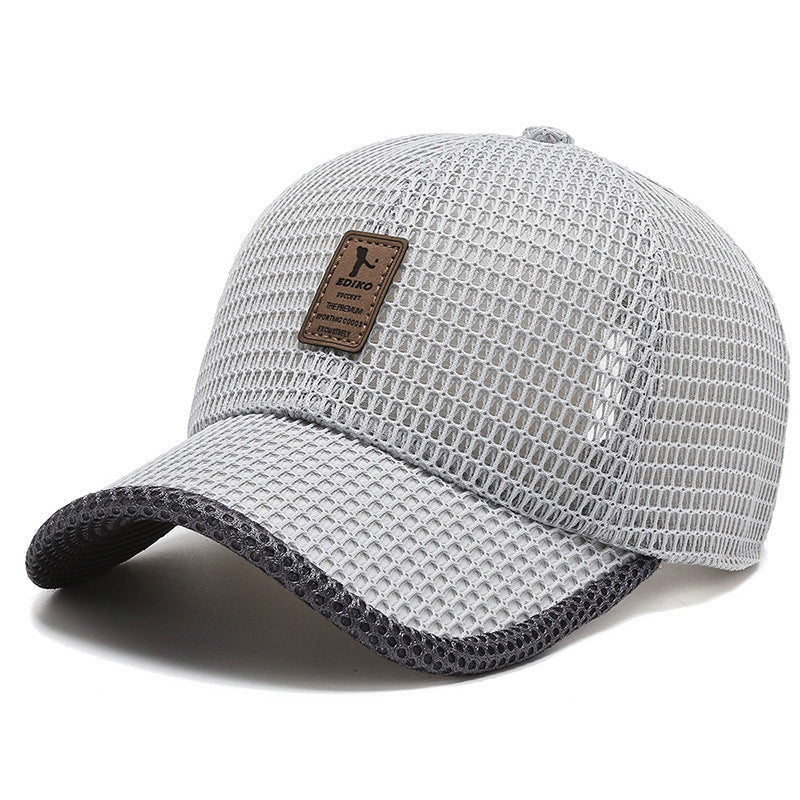 Casquette à visière en filet